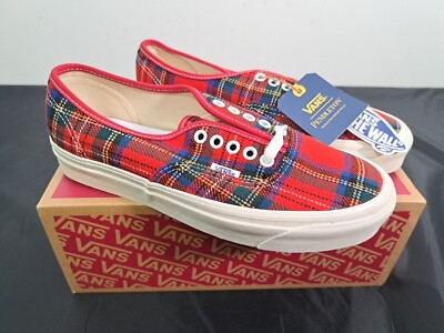 Vans x Pendleton 44 Dx Anaheim Factory kariert rot authentisch neu im Karton Damengröße UK 7
