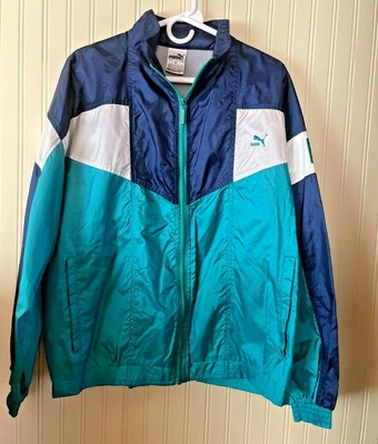 Vintage 80s PUMA Blue, Teal, White 