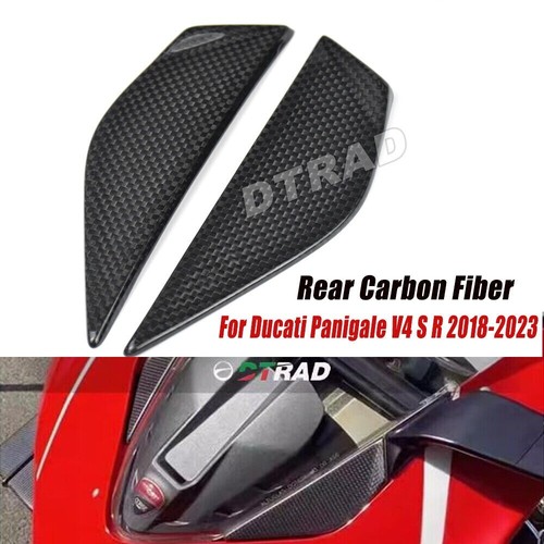 Carenature Laterali In Carbonio Per Panigale V4 V4S V4R 2018-2023 – Copertura Specchietti Anteriori, 2 Pezzi