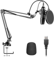 Neewer Usb Microphone Kit For Pc Computer, 192khz/24bit Plug & Play Cardioid