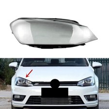 Right Headlight Lens Cover Housing Shell Glue For VW Golf7 Golf R GTI 2015-2017