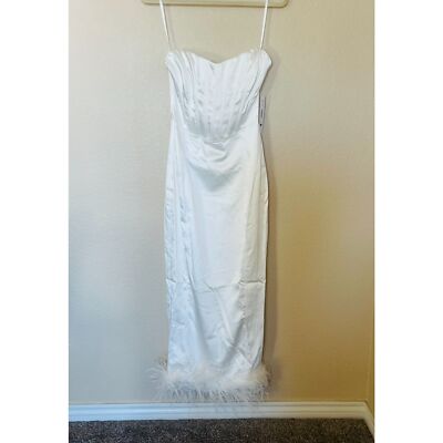 bloomingdales formal dress Tiffany Ruffled Neck Rhinestone Straps Junior Pageant Dress main image 1