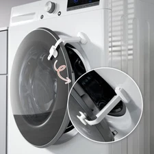 EUDEMON Baby Safety Washer/Dryer Door Stopper,Front Load Washer White 