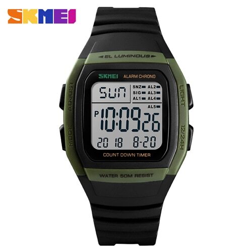 Orologio sportivo Uomo da polso Verde militare SKMEI 1278 - Imagen 4 de 4