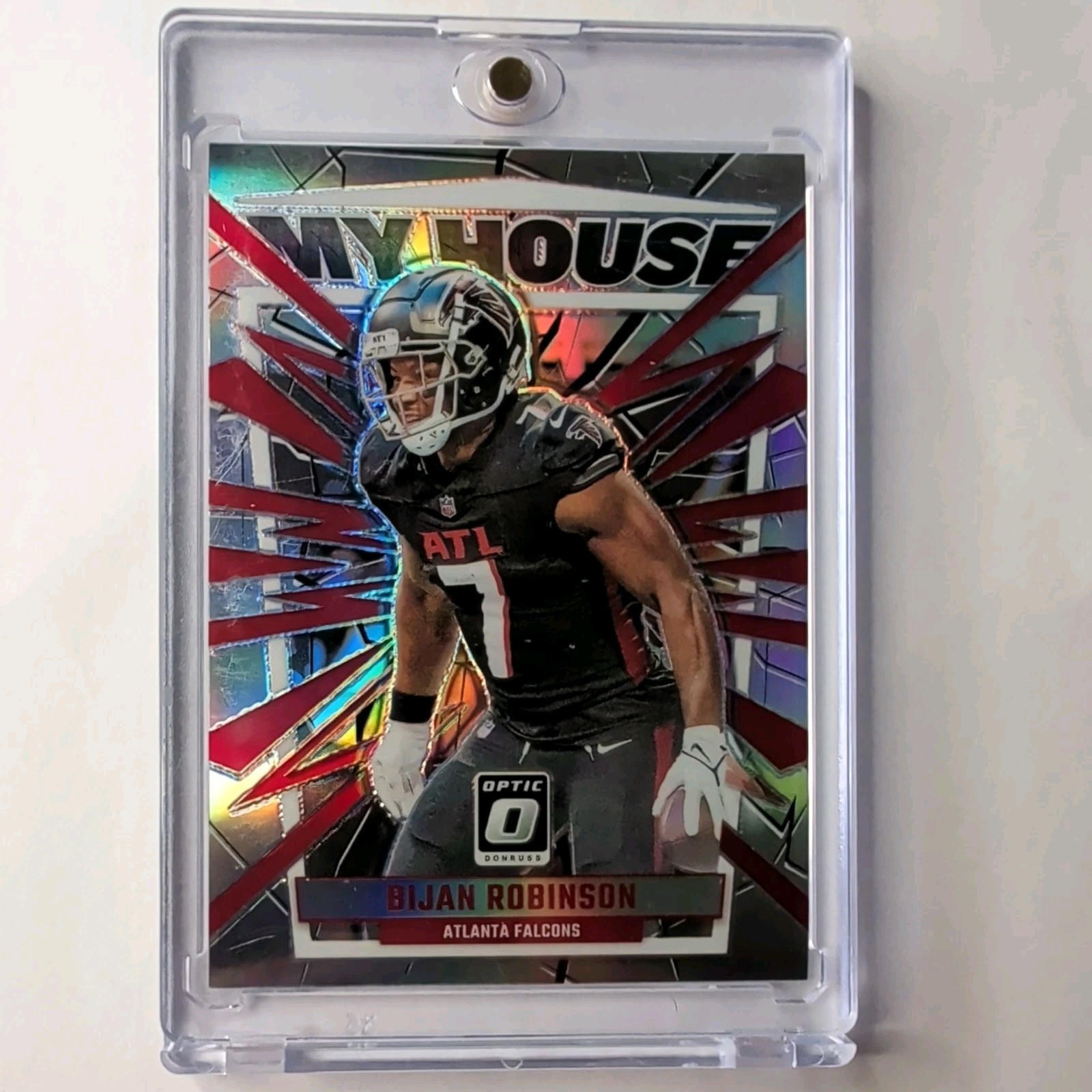 Bijan Robinson 2023 Donruss Optic My House Holo Silver Prizm #4 Falcons RC B910
