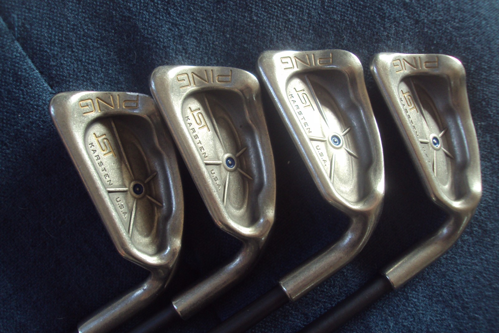 Ping ISI Beryllium Nickel Blue Dot irons 5-PW,SW U44 senior graphite +1/4"