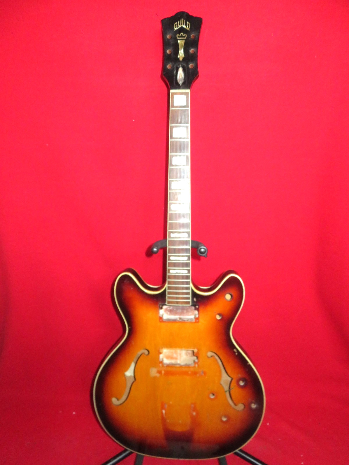 Guild 1966 Sun Burst Starfire V Maple Body & Neck