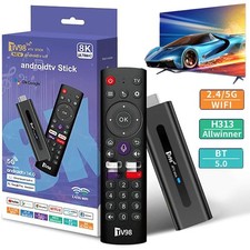 Android 14.0 TV Stick Box 8K UHD Bluetooth Streaming Player mit Sprachsteuerung