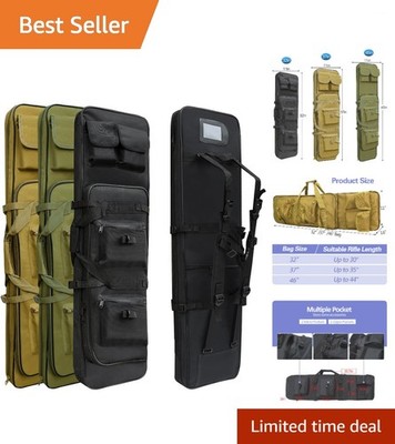 Soft Case 37in - Versatile Portable Bag with Utility Pockets & Adjustable Straps