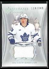 2023-24 Upper Deck Ultimate Matthew Knies Ultimate Rookies Jersey /349 #128