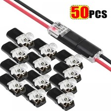 Double-Wire Plug-in Connector Led Light Strip Connectors 2 Pin,Lights Connectors