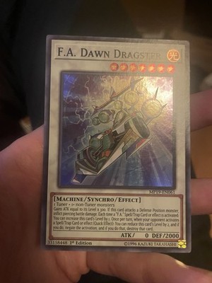F.A. Dawn Dragster MP19-EN061 2019 Gold Sarcophagus Tin Mega Pack 1st Edition NM