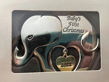 Baby's First Christmas 2022 Ornament Elephant   