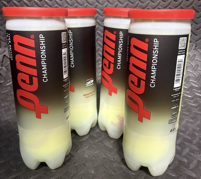 #ad Penn Championship Tennis Balls Felt Pressurized 4 Cans 12 Balls FREESHIP $24.95