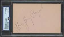 HUMPHREY BOGART (1899-1957) autograph cut | 