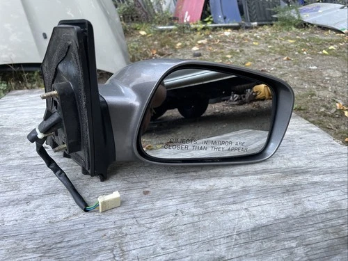 2003-2008 Toyota Corolla Right Passenger RH Side View Power Door Mirror Gray OEM