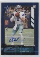 2020 Panini Playbook Rookies Platinum Signatures 14/49 Ben DiNucci Auto 1j2e