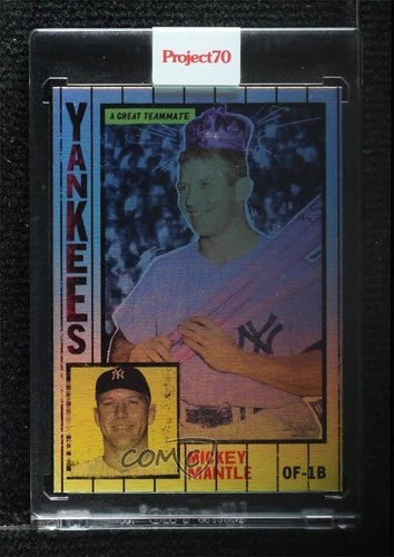 2021 Project 70 Online Exclusive Rainbow Foil /70 Mickey Mantle New York Nico