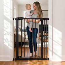 Fldofaves 42" Extra Tall Pet Gate for Cats and Dogs, Fits 29.5"-46" Wide Open...