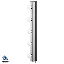 IKEA MUSIK Wall Lamp Chrome-Plated LED Light for Mirror Bathroom Vanity Lighting