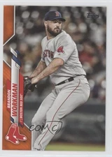 2020 Topps Wal-Mart Orange Border /99 Brandon Workman #498