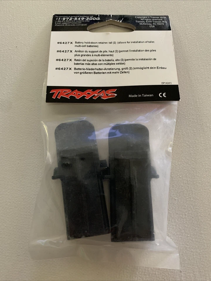 Traxxas Battery Hold Down Retainers Tall 6427X NEW - Image 3 of 3
