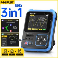 FNIRSI DSO-TC3 Digital Oscilloscope Transistor Tester Signal Generator 3 in1 500