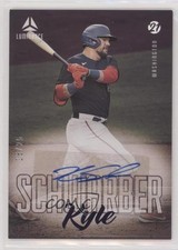 2021 Panini Chronicles Luminance Purple 16/25 Kyle Schwarber #LA-KS Auto o7m