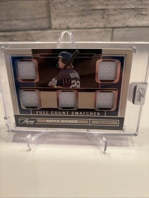 2025 Panini Three and Two Baseball #FCS-BR Bryce Rainer Full Count Swatches /49