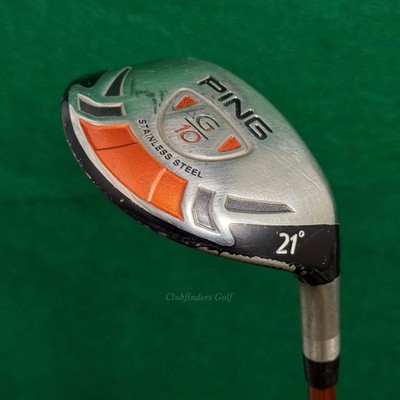 Ping G10 Hybrid 21° Utility Factory TFC 129H Graphite Stiff | eBay
