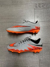 2015 Nike Hypervenom Phatal II FG Wolf Grey Total Orange Mens 8 Rare 747214-080