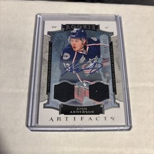 15-16 UD Upper Deck Artifacts  Josh Anderson  /125  Rookie  Dual Jerseys  Auto