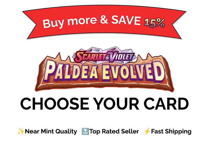 Pokémon TCG Paldea Evolved Choose Your Card Singles | NM Bulk Discount