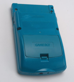 Nintendo Gameboy Color GBC Teal Blue Console CGB-001 New Screen + 2 Games TESTED