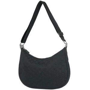 GUCCI GG Motif Sac à Bandoulière Suspendu en Diagonale Sac à Bandoulière GG Toile Noir...