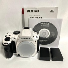 PENTAX digital SLR camera K30 white body