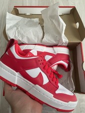 Nike Dunk Low Disrupt Siren Red W rosa brillante UK 7,5 CK6654-601 NUOVE DI ZECCA