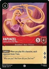 Disney Lorcana Fabled - 124 Rapunzel, Letting Down Her Hair - Common Non Foil
