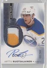 2021 Upper Deck The Cup Rookie 133/249 Arttu Ruotsalainen #136 Patch Auto 16i3