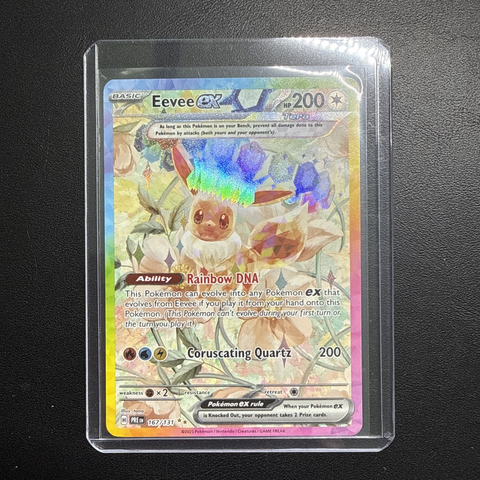 Eevee ex 167/131 - Prismatic Evolutions - SIR Special Illustration Rare - NM
