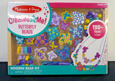 Melissa and Doug Created by Me Butterfly Beads Wooden Bead Kit
