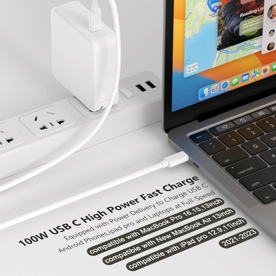 Universal 100W USB C Charger for All Compatible Devices - Fast & Safe ...