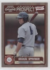 2011 Playoff Contenders Prospect Tickets 80/99 George Springer #RT19 o7m