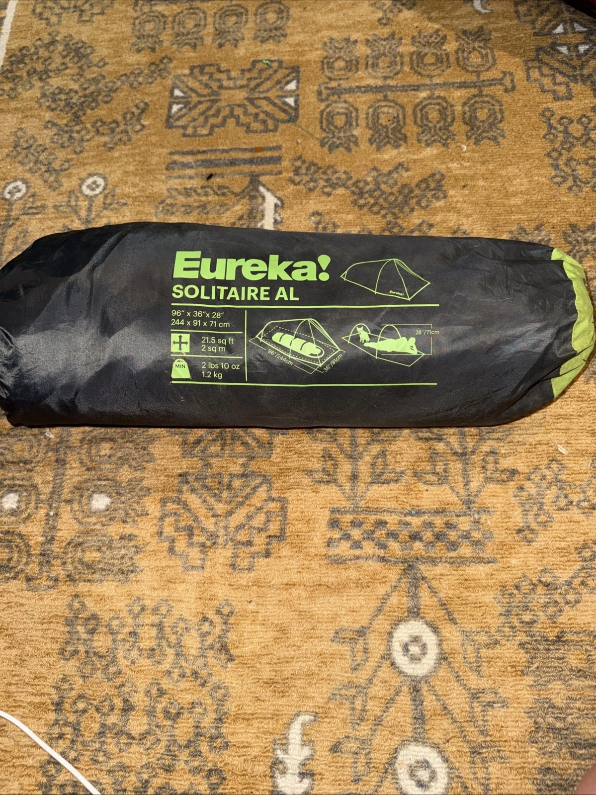 Eureka! Solitaire 1-Person Backpacking Camping Tent ultralight 2 Lbs. 10 Oz.