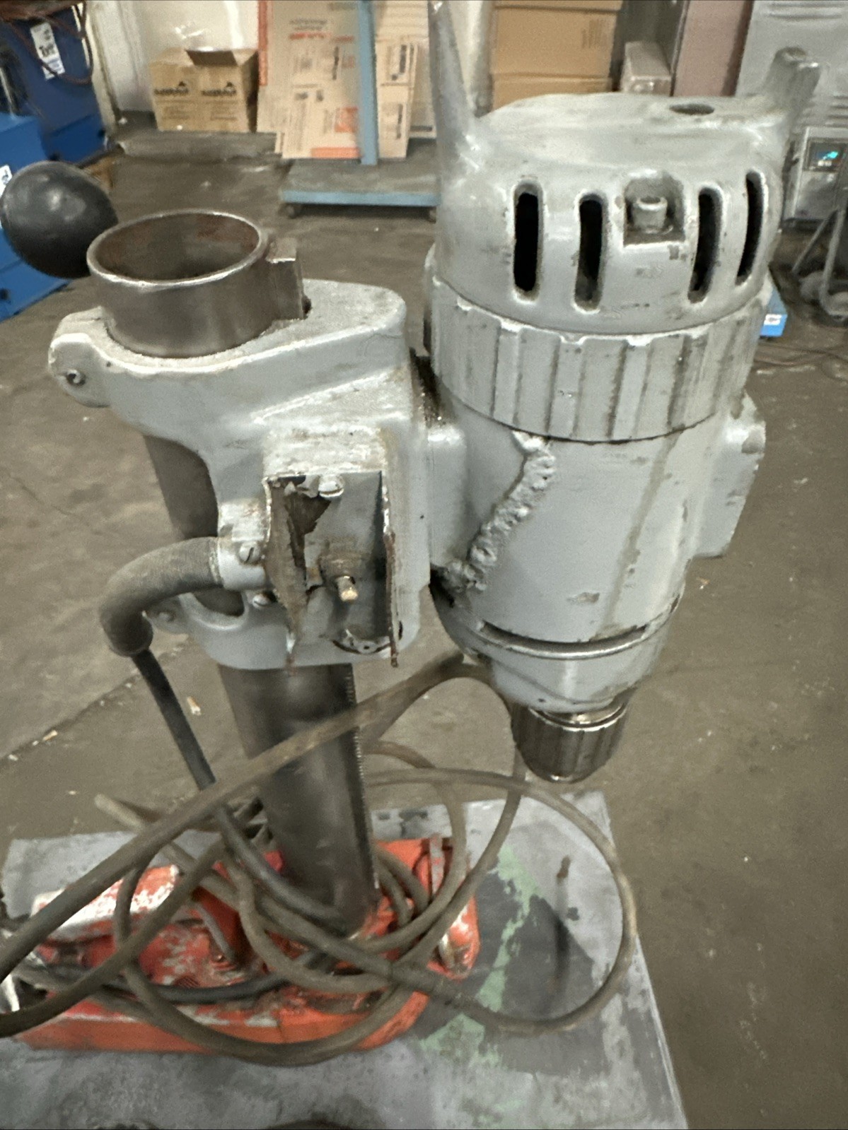 Machinist Bench Magnetic Drill Presses Lot Of 2 Port-O-Mag & Misc. Press