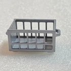Playmobil Gray Container Basket Tote Vintage 1992 1" H x 2" L Replacement Piece