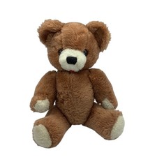 Vtg 1973 Dakin Teddy Bear Plush Stuffed Animal Korea Musical Windup Jointed 12"