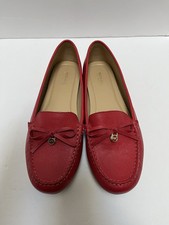 Michael Kors red driving moccasin Size 9 New Conditions 