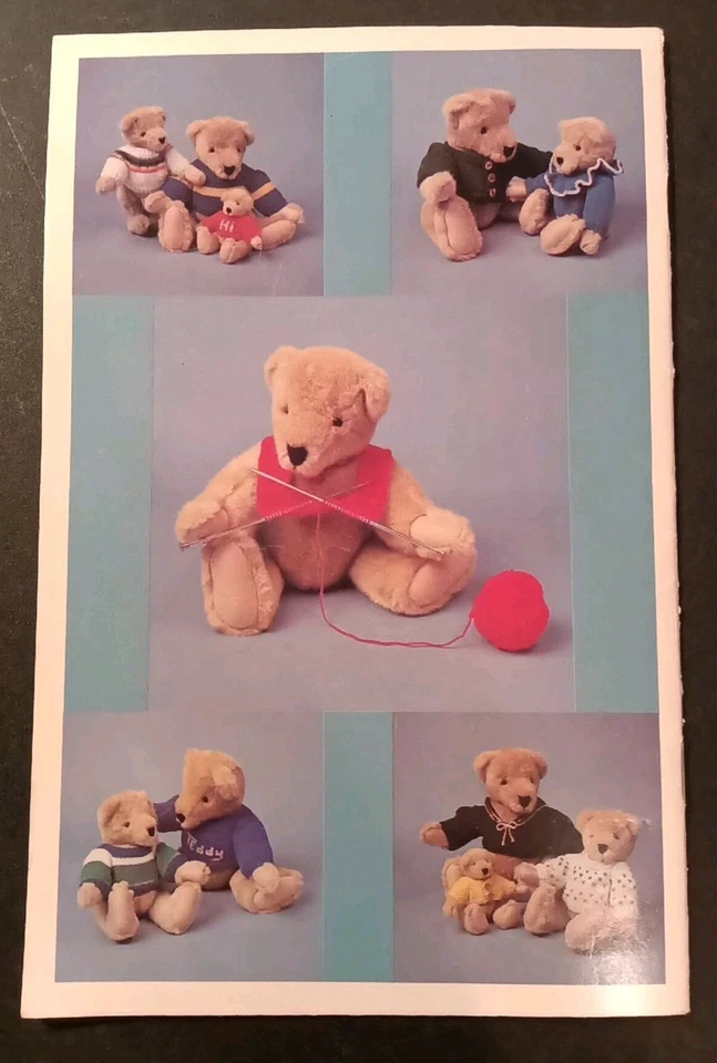 Sweaters for Teddy Bears Book 1 by Betty Lampen 1992 Knitting Patterns Book - Image 2 of 3