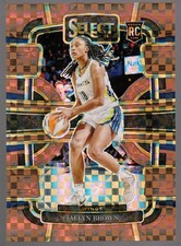 Jaelyn Brown 2024 Panini Select WNBA Bronze Checker Prizm /49 #4 (RC) FREE SHIP